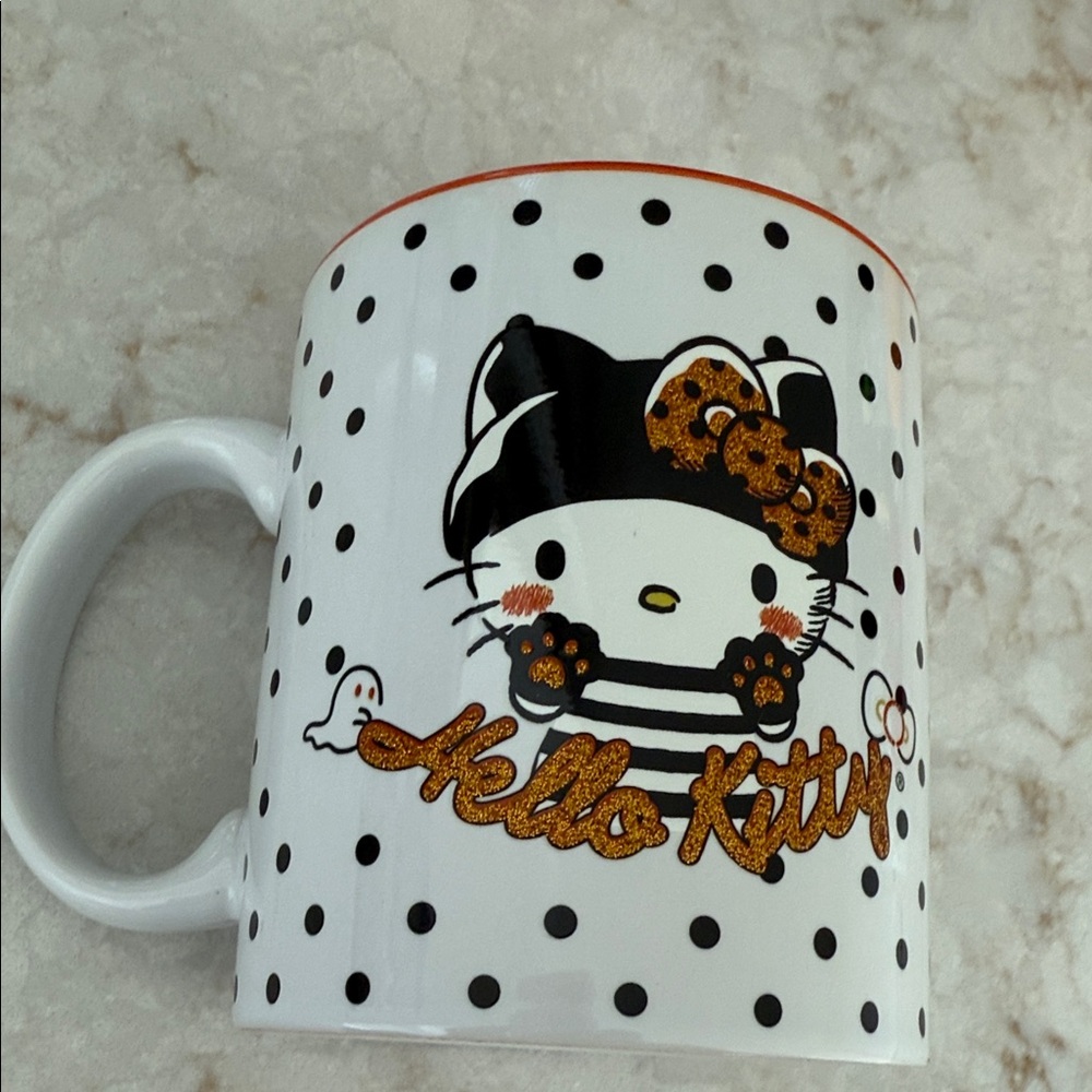 Hello Kitty Halloween Polka Dot Mug
